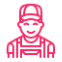 icon of a happy man who has received an LMIA report