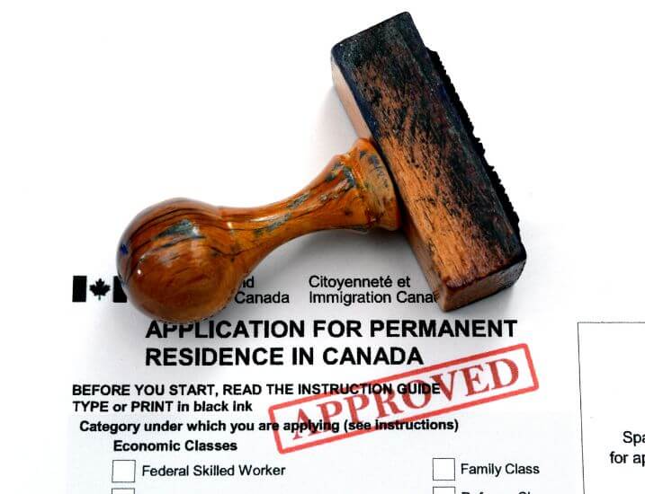 permanent residence applications approved